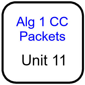 A1 Common Core Packet for Unit 11