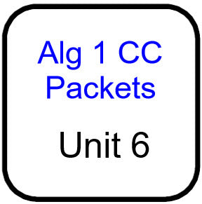 A1 Common Core Packet for Unit 6