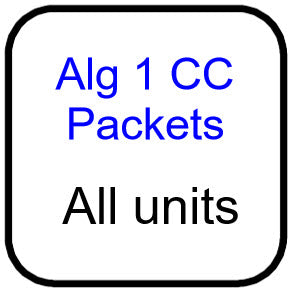 A1 Common Core Packets for all units