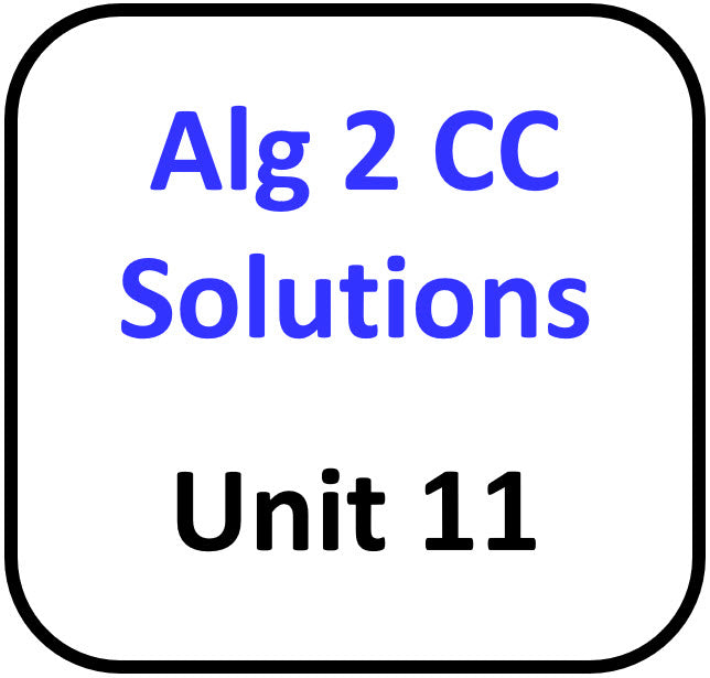 A2 Common Core Solutions for Unit 11