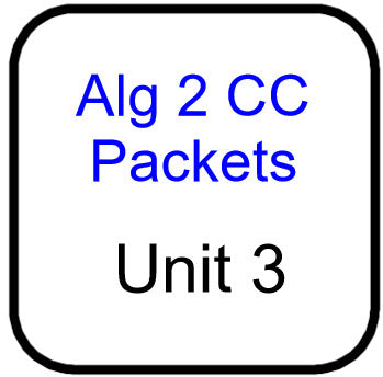 A2 Common Core Packets for Unit 3