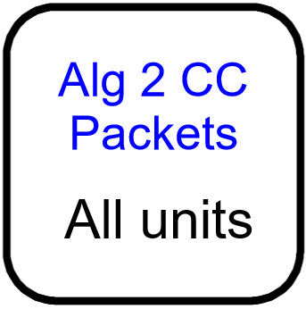 A2 Common Core Packets for all units