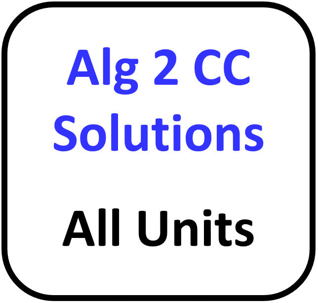 A2 Common Core Solutions for all units