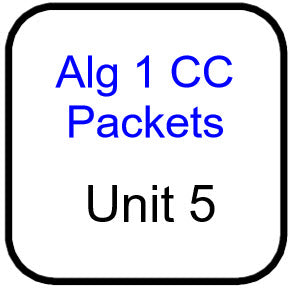 A1 Common Core Packet for Unit 5