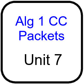 A1 Common Core Packet for Unit 7