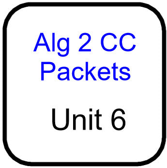 A2 Common Core Packets for Unit 6