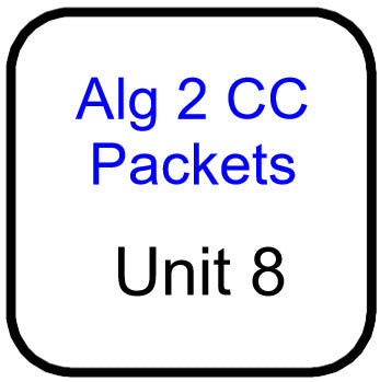 A2 Common Core Packets for Unit 8