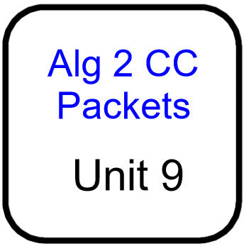 A2 Common Core Packets for Unit 9