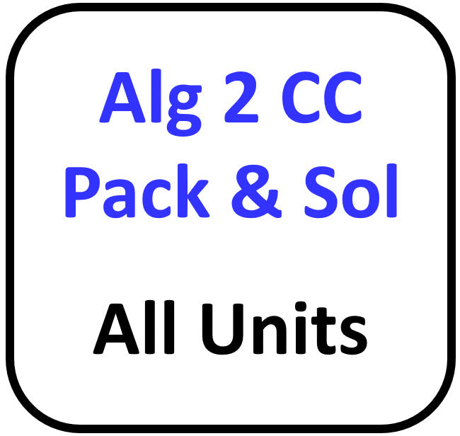 A2 Common Core Packets and Solutions for all units